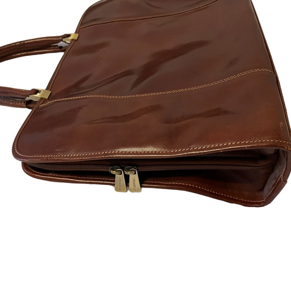 Authentic Chiarugi Genuine Leather Briefcase - Picture 9 of 15